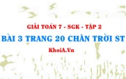 Bài 3 trang 20 Toán 7 Chân trời sáng tạo Tập 2